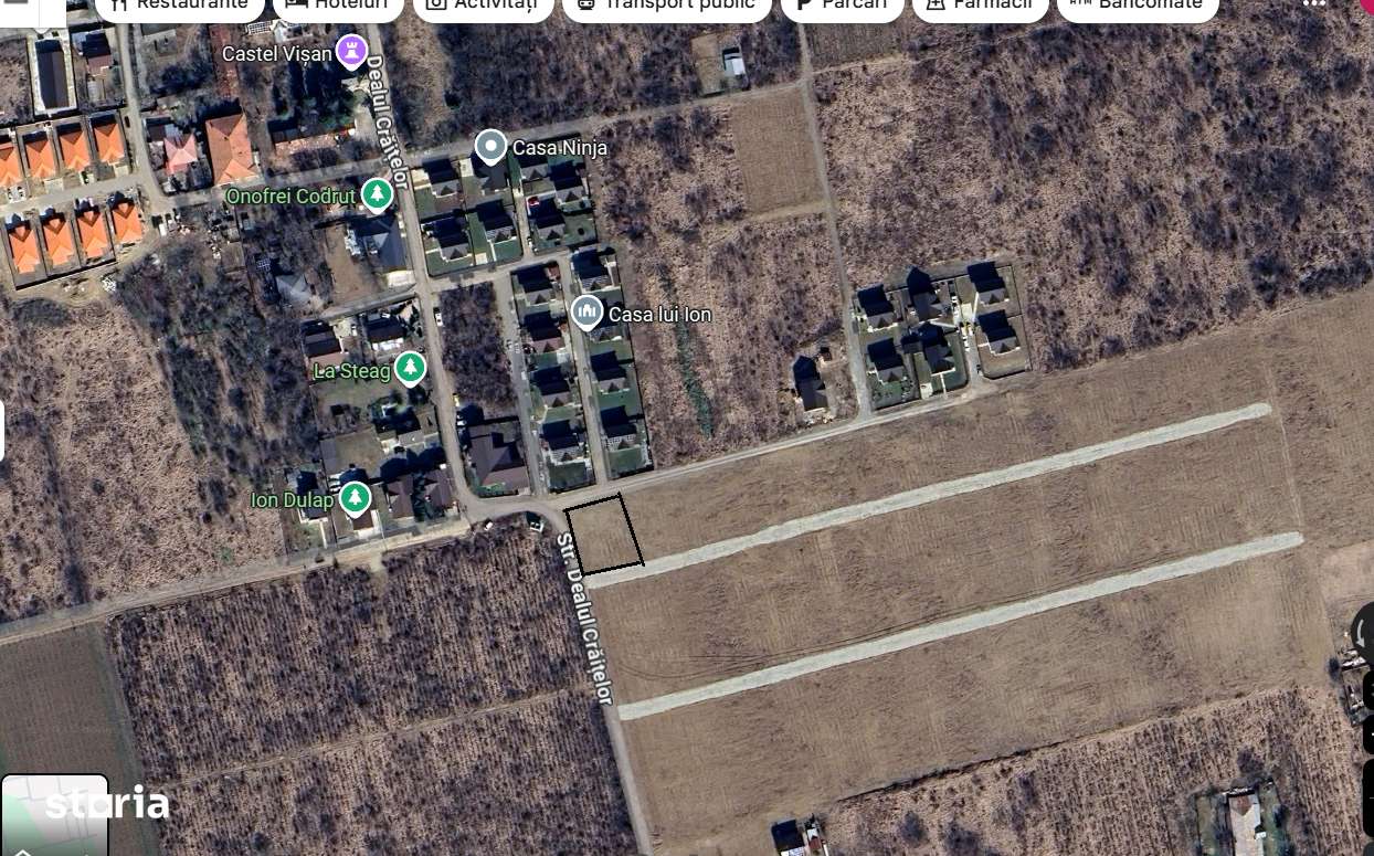 Teren 557 mp intravilan Visan Barnova ,Str.dealul Craitelor,utilitati - Imagine principală: 2/3