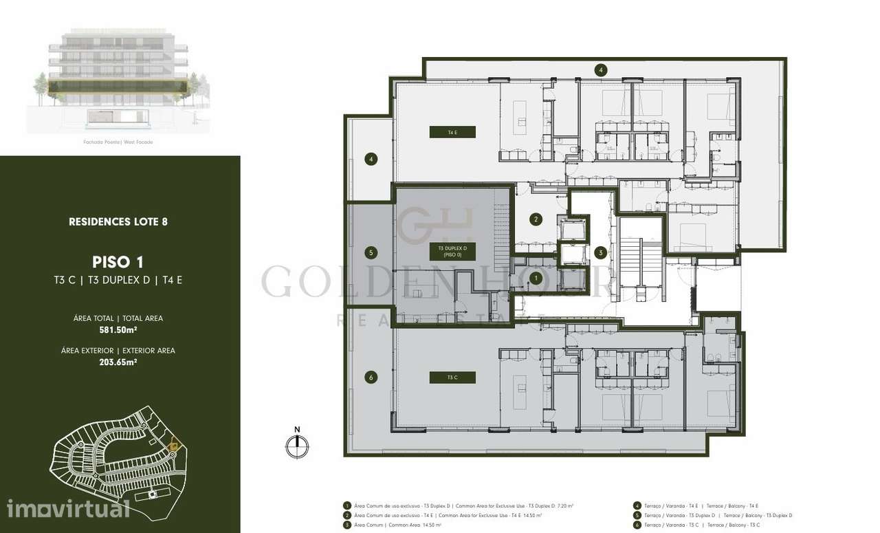 Apartamento T3 Venda em Canidelo,Vila Nova de Gaia-15