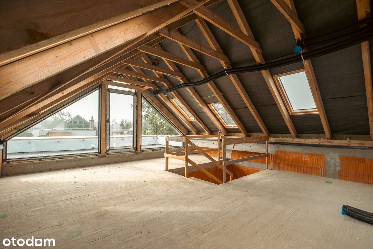 Doskonały rozkład dla 4 os. rodziny- 4 pok i duże przeszklone poddasze - Pełny obrazek: 4/23