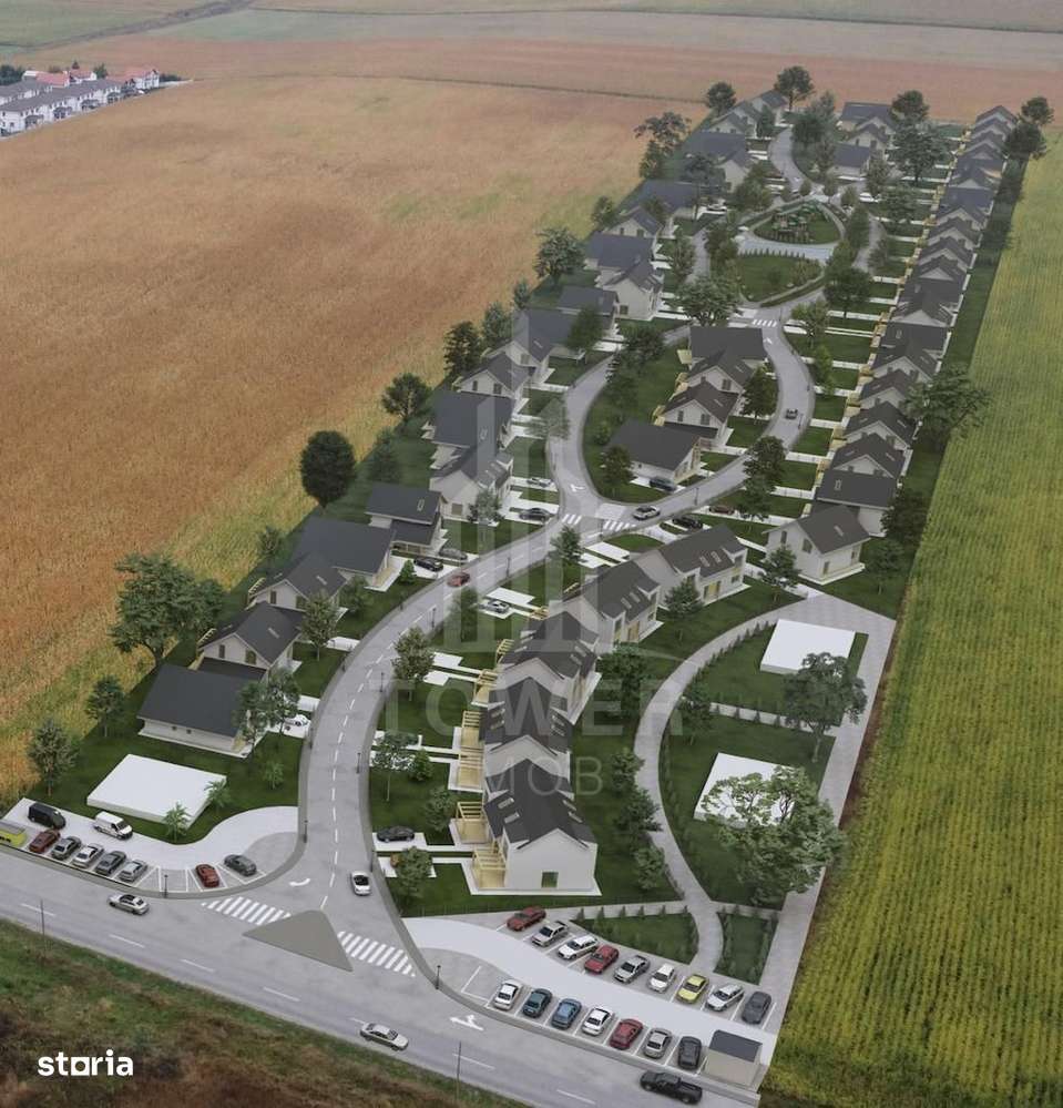 Casă Tip Duplex INDEPENDENTĂ ENERGETIC - Cartier NOU-5