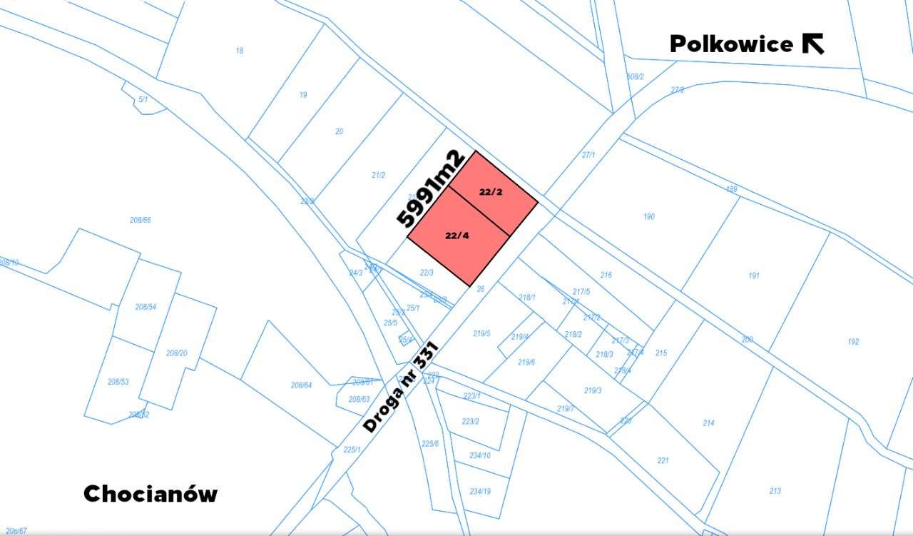 Atrakcyjna działka inwestycyjna 0,599 ha, media - Pełny obrazek: 5/11