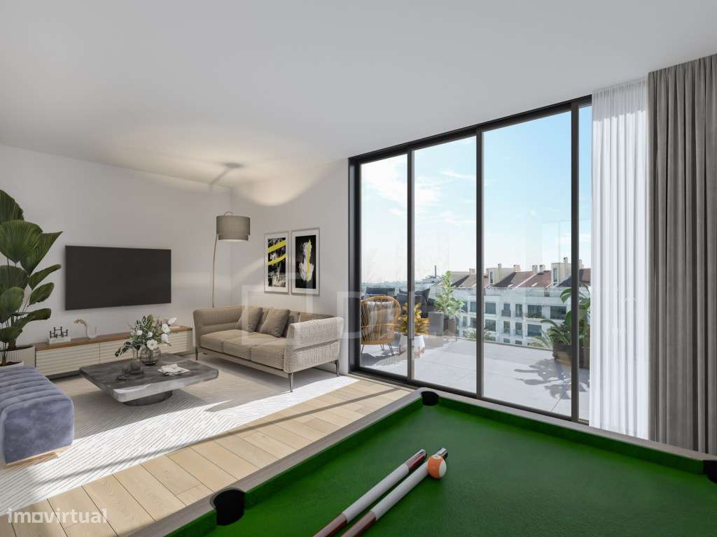 Apartamento T3+1 duplex em novo empreendimento no Montijo - Grande imagem: 5/50