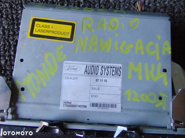 Radio Ford mondeo mk4 + kod dostępu nawigacja - 2