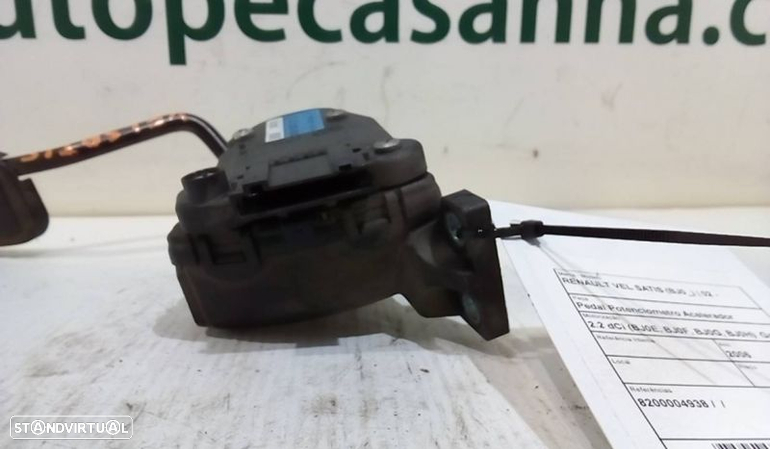 Pedal Potenciometro Acelerador Renault Vel Satis (Bj0_) - 3
