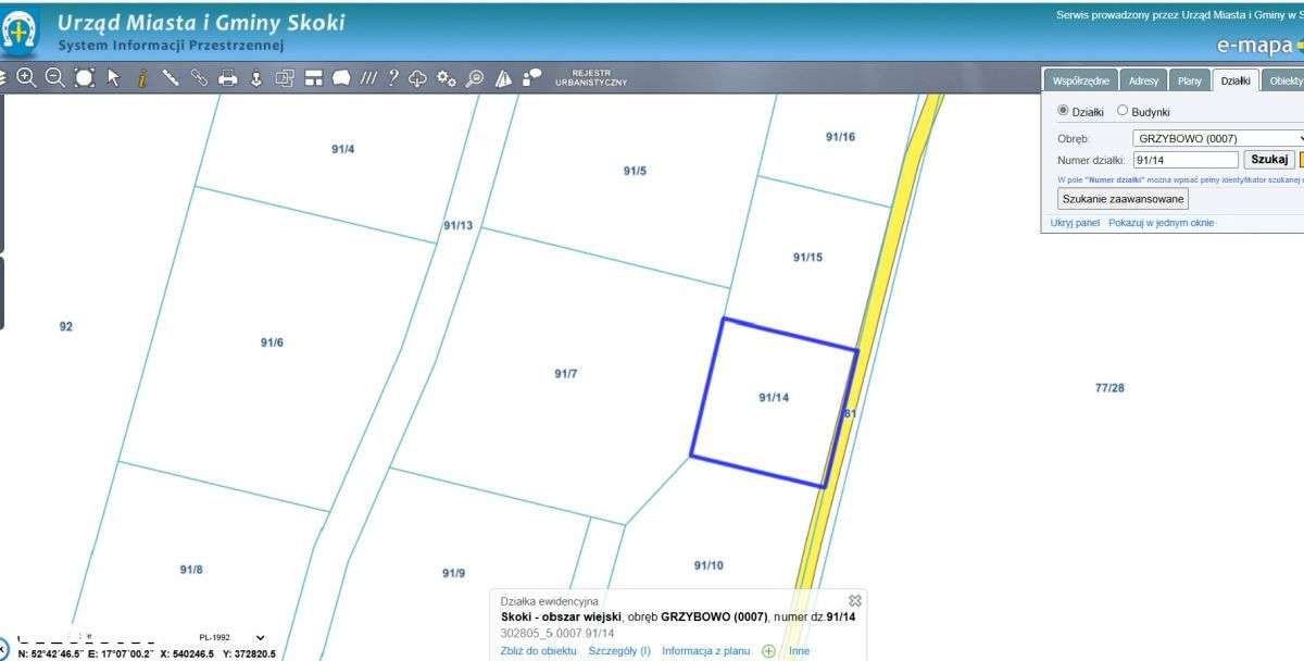 Działka z wydanymi WZ Grzybowo - Pełny obrazek: 5/8
