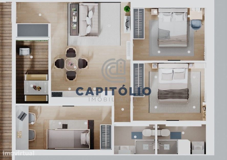 Apartamento  T3 - Latino Coelho