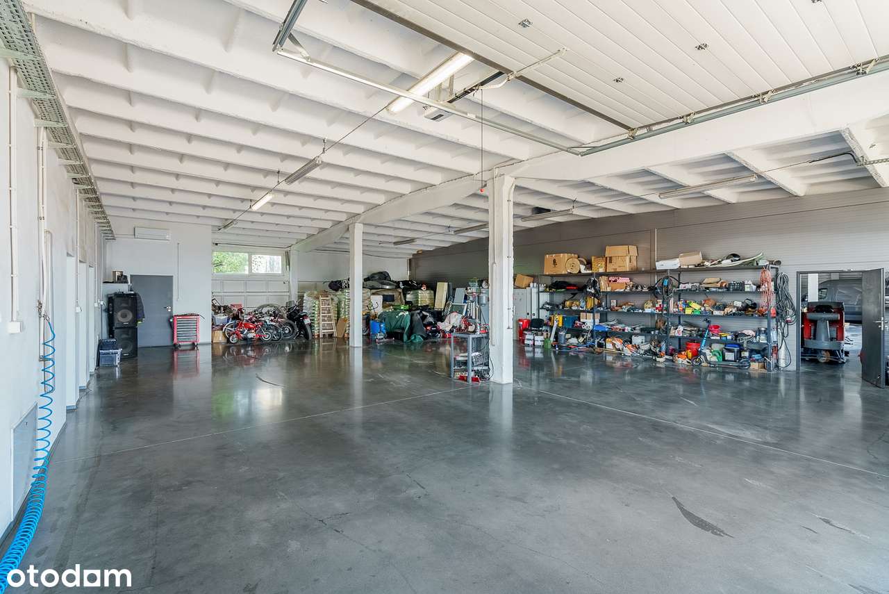 Hala-magazyn-biuro-usługi | 1000 m2 | działka 8000 m2 | 40 min P-ń-5