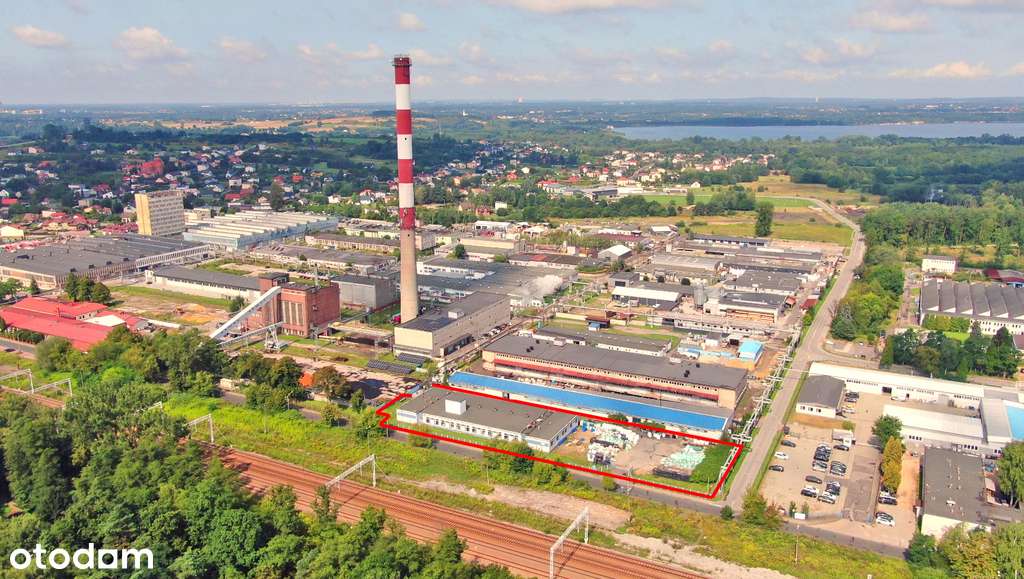 Hala 1220 m² z biurami i mediami – Chełmek-8