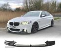 SPOILER LIP FRONTAL PARA BMW F10 F11 10- LOOK M-PERFORMANCE PRETO BRILHANTE - 1