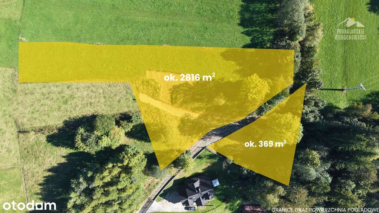 Działka budowlana blisko Zakopanego. Dookoła cisza i górski klimat - Pełny obrazek: 4/19