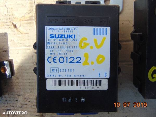 Calculator Suzuki Grand Vitara Kit pornire contact cheie cip ECU 2.0 - 2