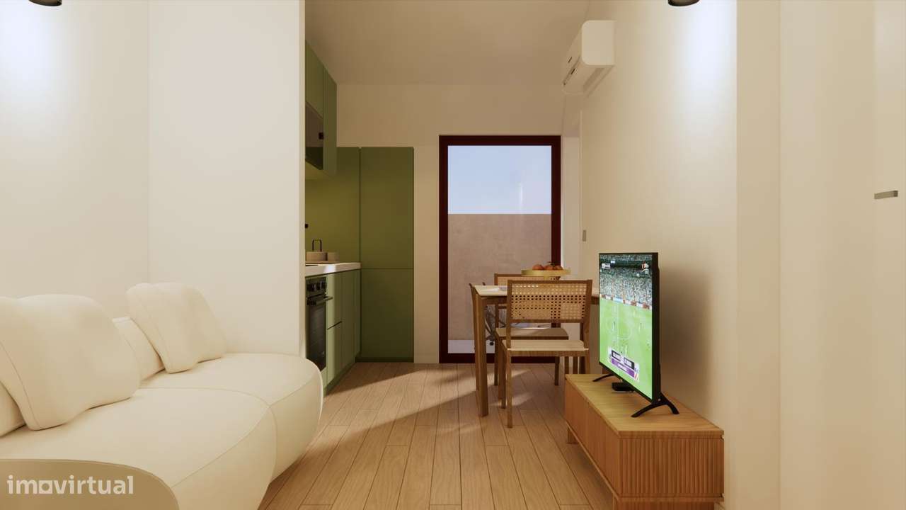 Apartamento T1 Novo em  Matosinhos Sul com  Vista Mar - Grande imagem: 4/27