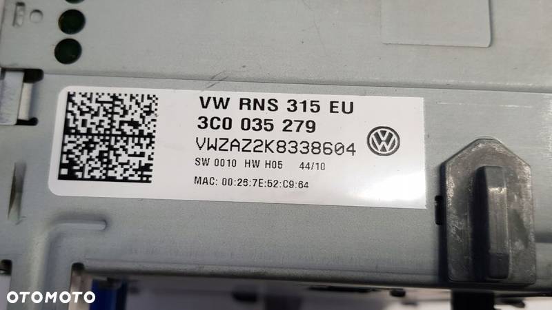 radio nawigacja VW RNS315 kod - 8