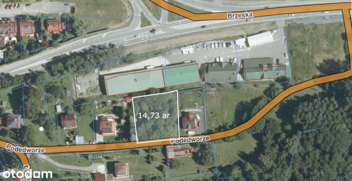 Działka 14,73 ar  Bochnia - blisko obwodnica - Pełny obrazek: 5/10