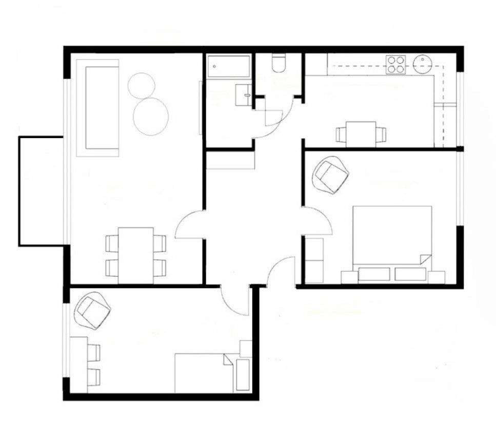 Mieszkanie 53 m2 na Bartodziejach, C. Skłodowskiej-18