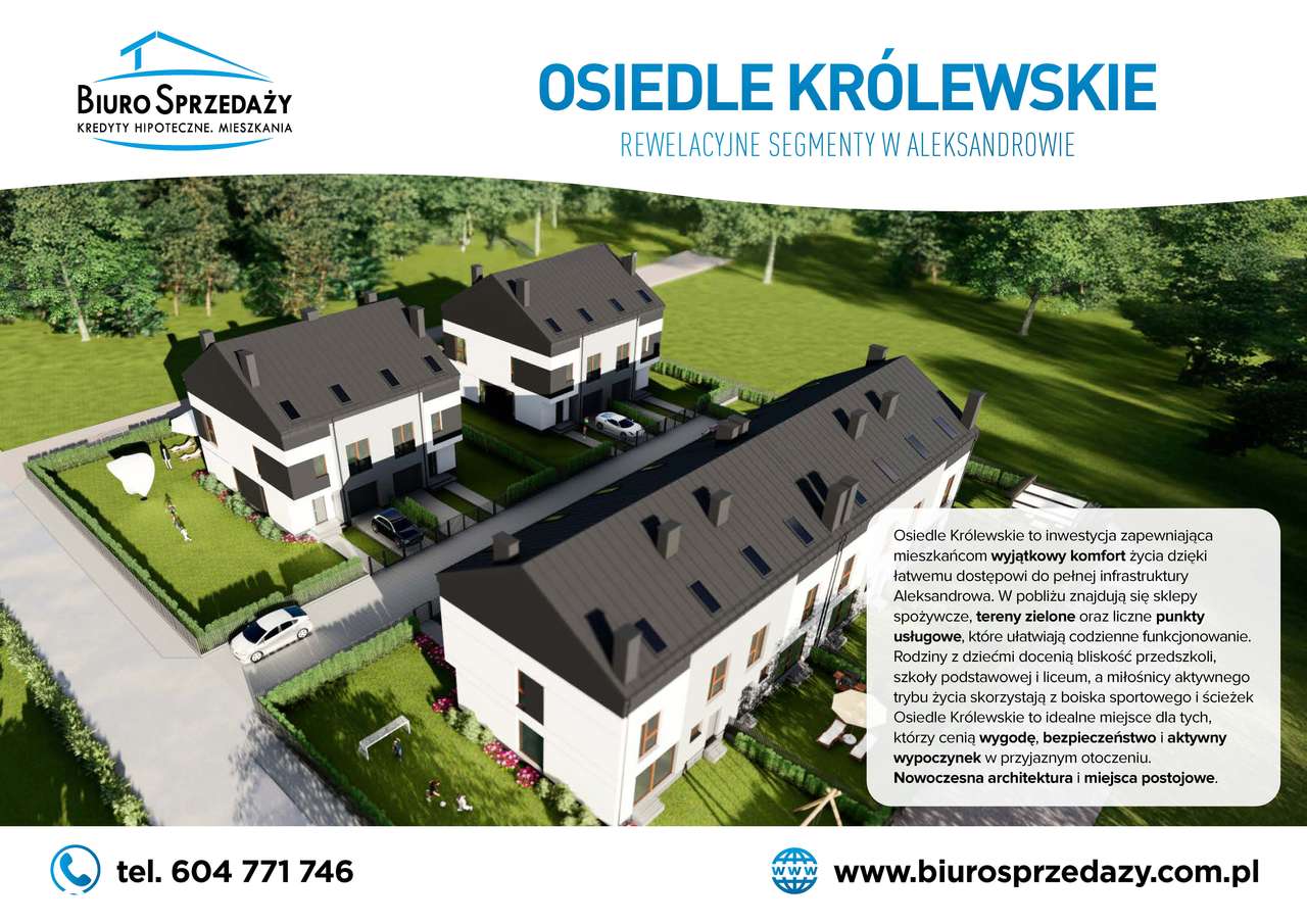 ŚRODKOWY SEGMENT Z DUŻĄ DZIAŁKĄ+GARAŻ+PODJAZD+PODDASZE - Pełny obrazek: 4/9