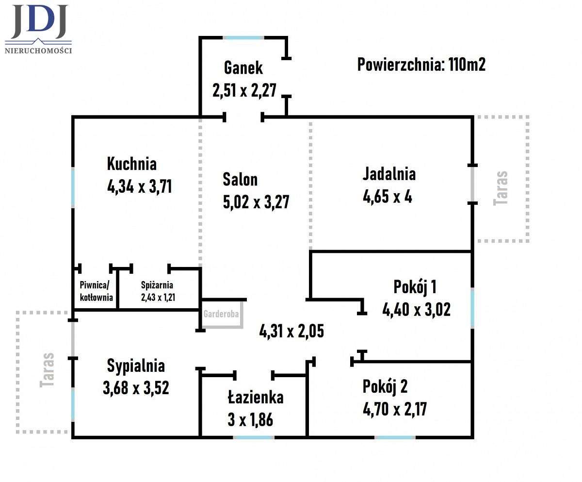 DOM PARTEROWY 110 M2. DZIAŁKA 10 AR - OKSZÓW. - Pełny obrazek: 4/20