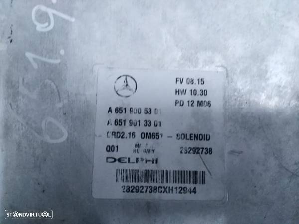 Centralina do Motor Mercedes Classe E/GLK Ref.: A6519005301/A6519003301 - 2