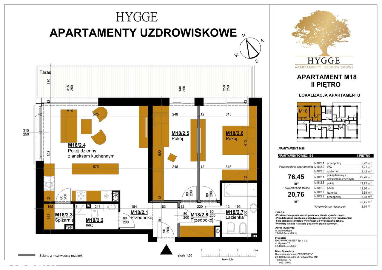 Apartamenty Hygge | mieszkanie B5_M18 - Pełny obrazek: 2/7