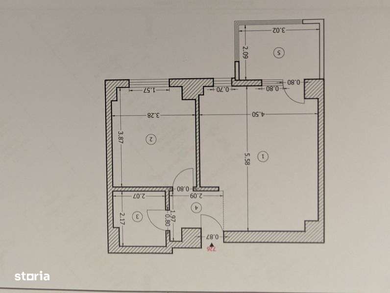 Apartament 2 camere+parcare Central Address Residence