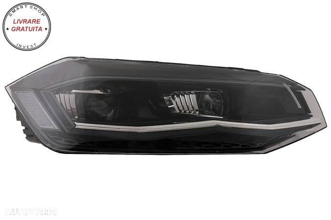 Faruri LED VW Polo AW MK6 (2018-2020) Semnal Dinamic Secvential- livrare gratuita - 20