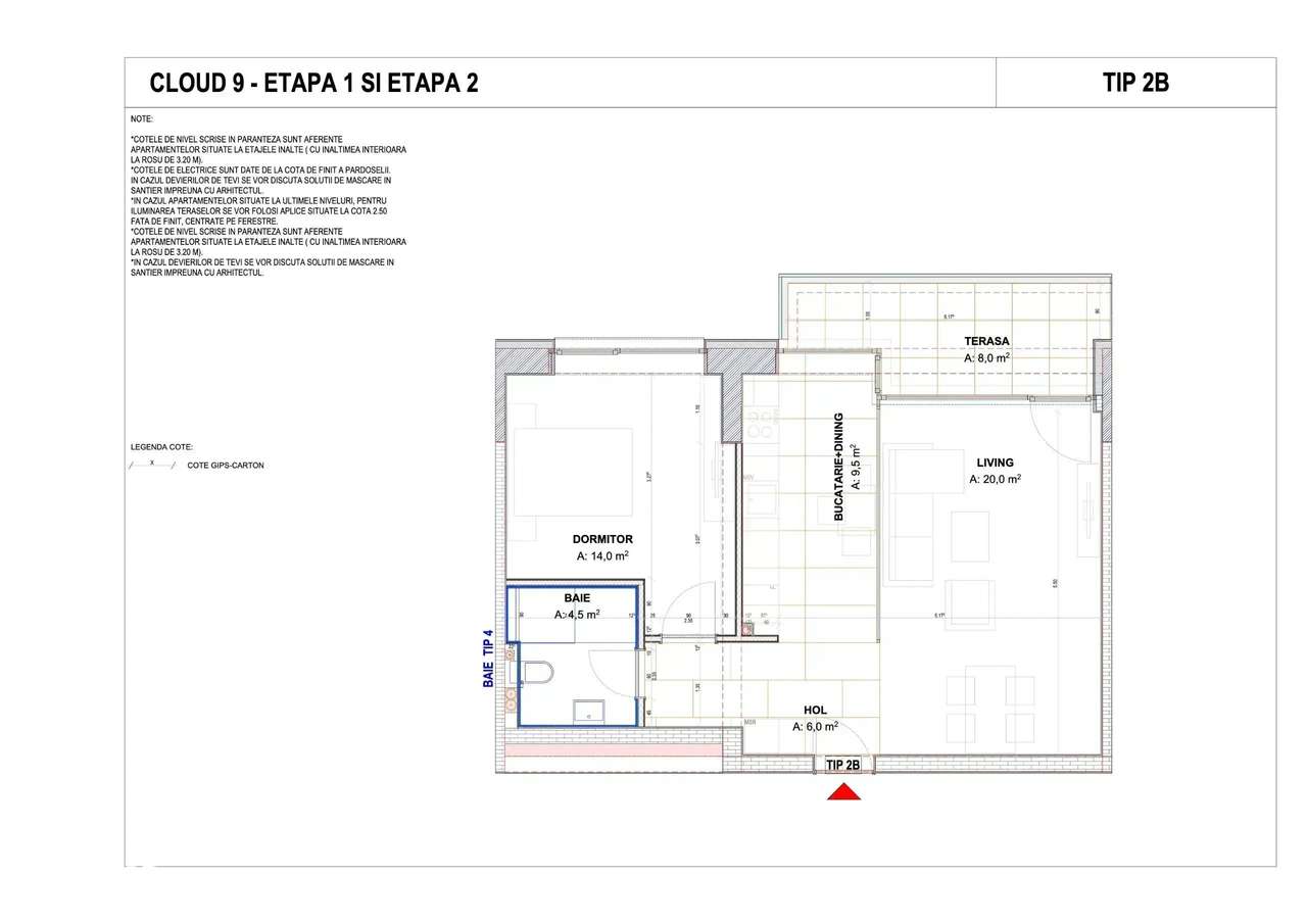 Apartament 2 camere - Imagine principală: 2/25