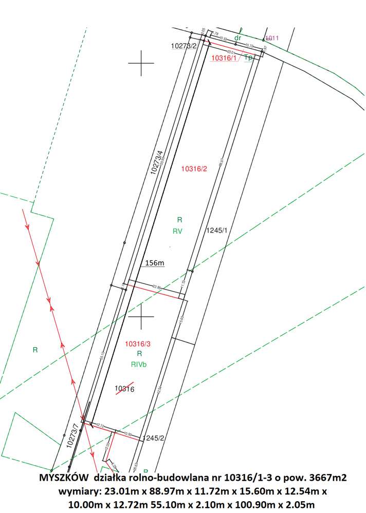 Sale - 10% Myszków działka rolno-budowlana  3667m2 tylko 174.900zł-9