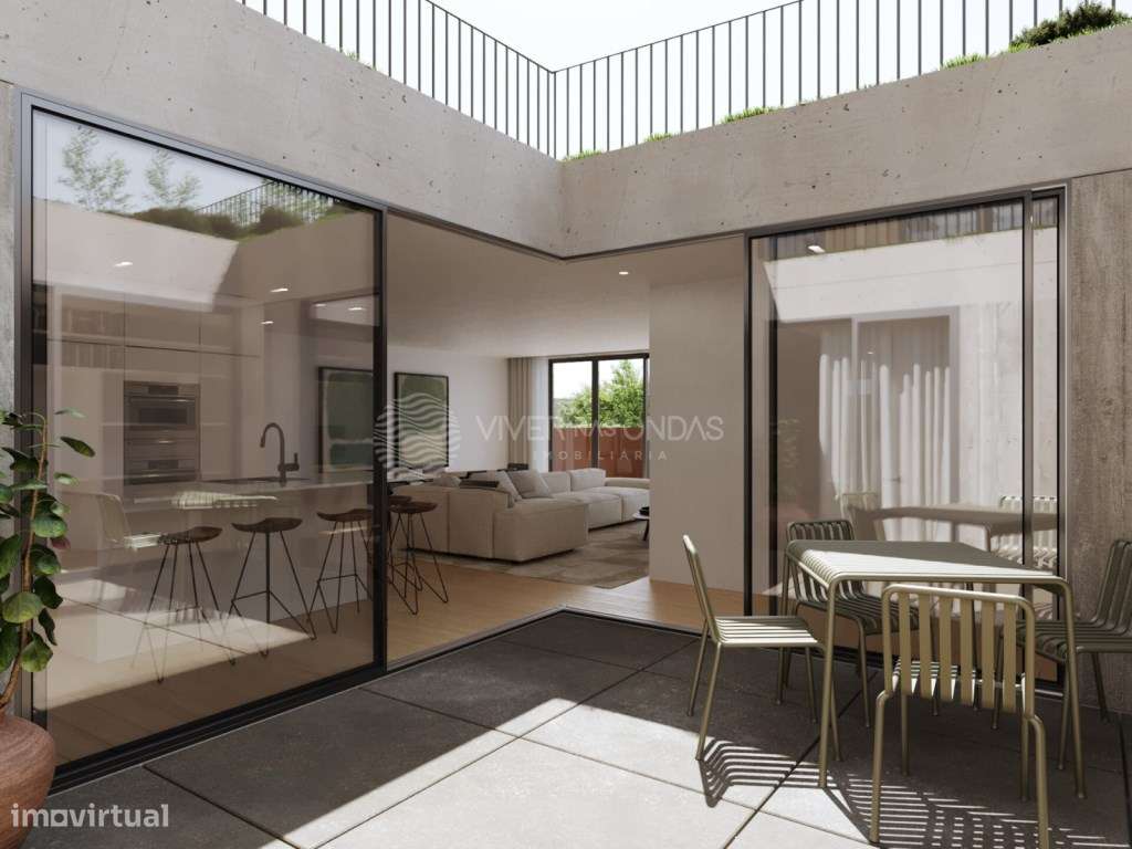 Apartamento T3 com 2 lugares de parqueamento e terraço, em Paranhos. - Grande imagem: 2/46