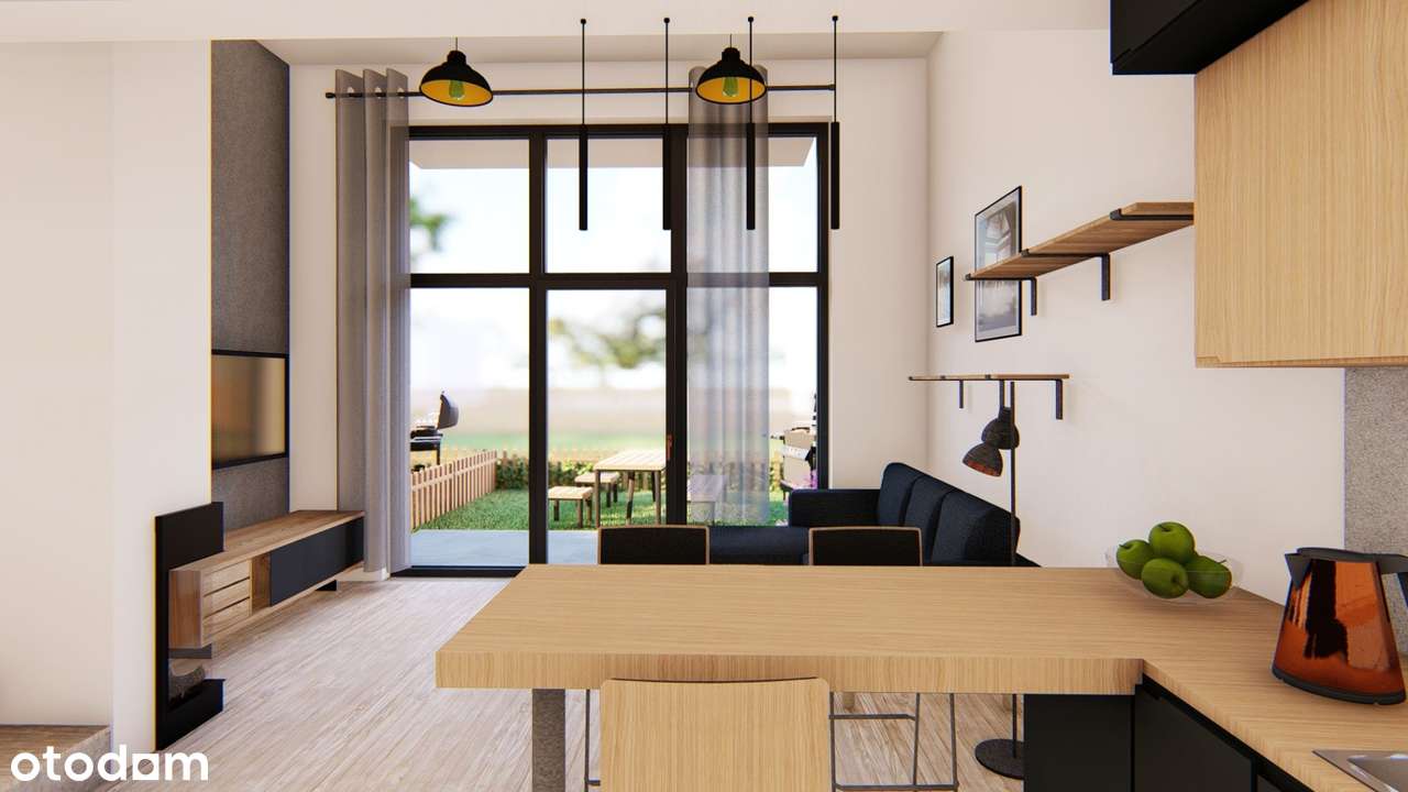 Nowy dom w zabudowie szeregowej, osiedle Mokre-3