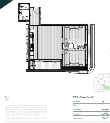 T2 NOVO com 2 Frentes, 2 Varandas (9,7m2), 2 frentes, lugar de garagem-39