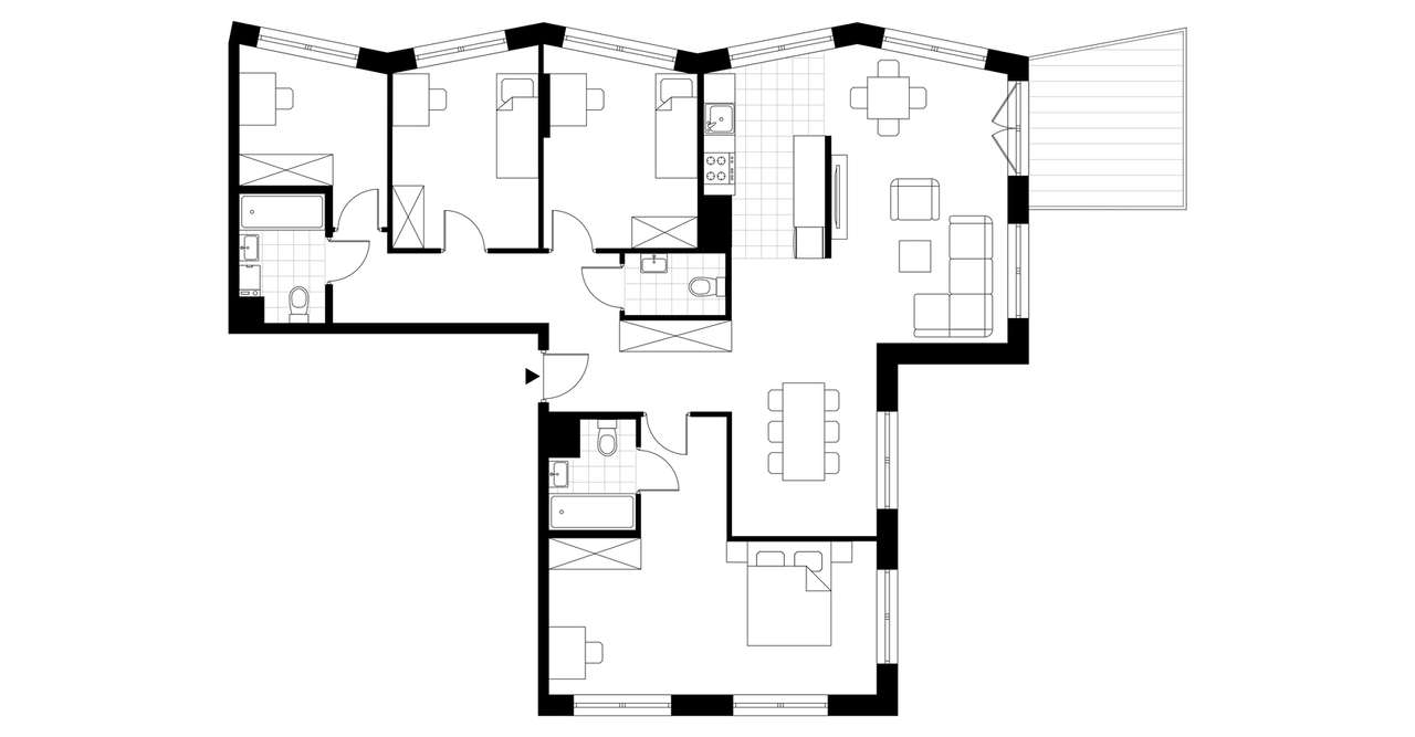 Światowida 5 | mieszkanie 5-pok. | M077 - Pełny obrazek: 5/8