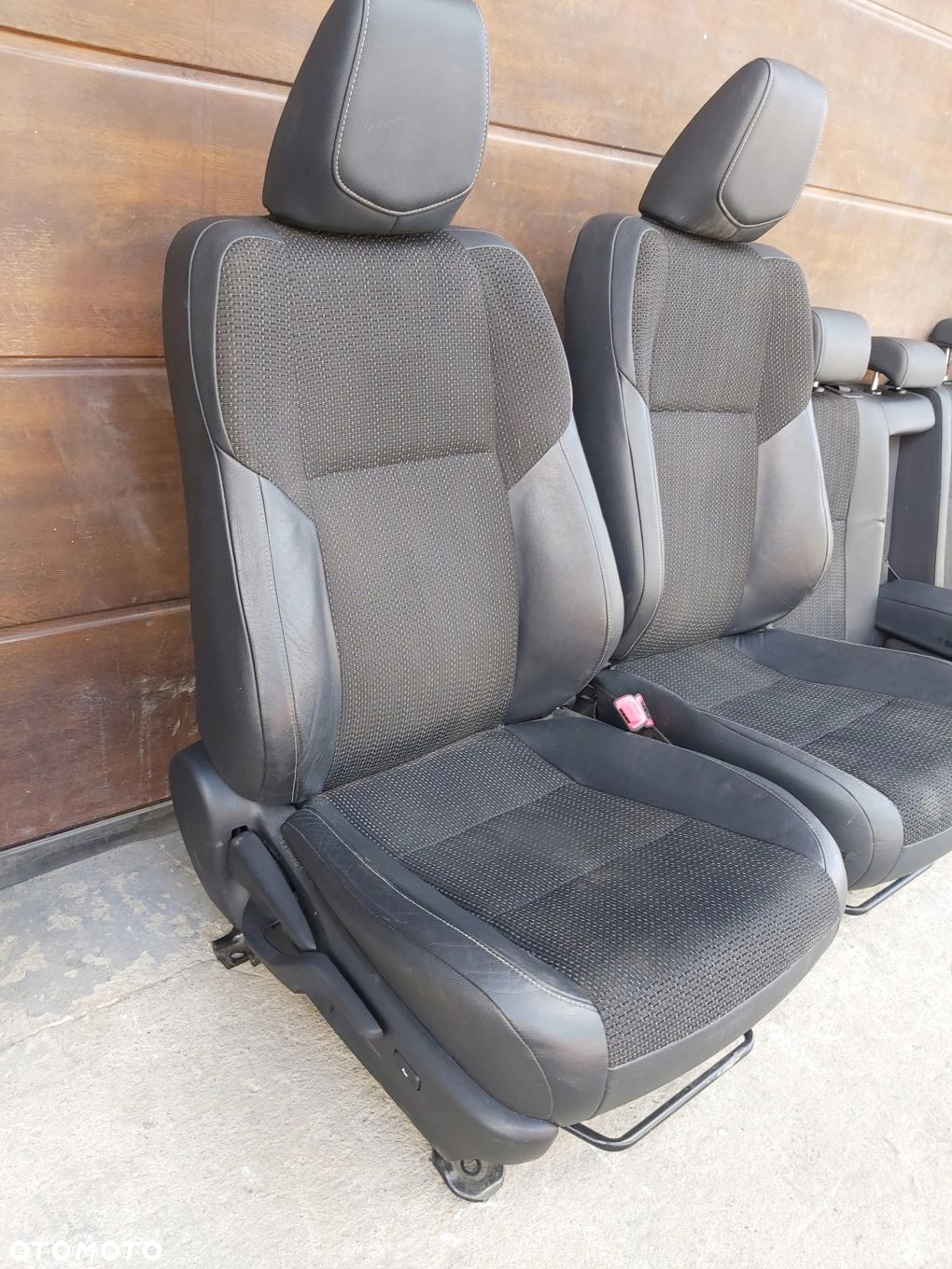Toyota Auris II fotel półskóra fotele przód tył lewy prawy kanapa komplet - 3