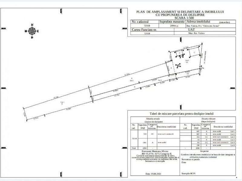 Teren de vanzare in zona Ostroveni-1