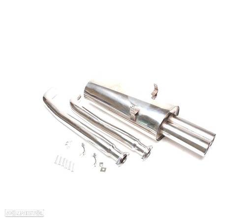 LINHA DE ESCAPE EM INOX PARA BMW E36 GASOLINA 91-99 - 1