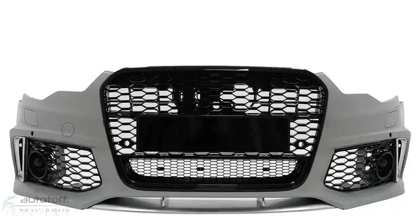 Bara Fata cu Grila Centrala compatibil cu Audi A6 4G (2011-2015) RS6 Design - 1