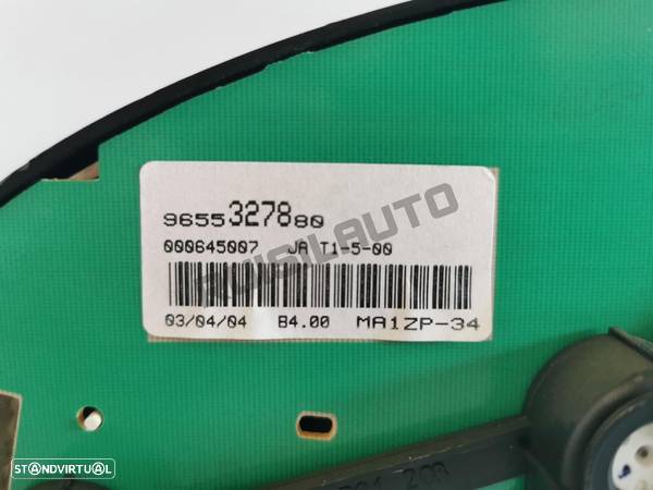 Quadrante 96553_27880 Peugeot 206 Hatchback (2a/c) 1.6 Hdi 110 - 5