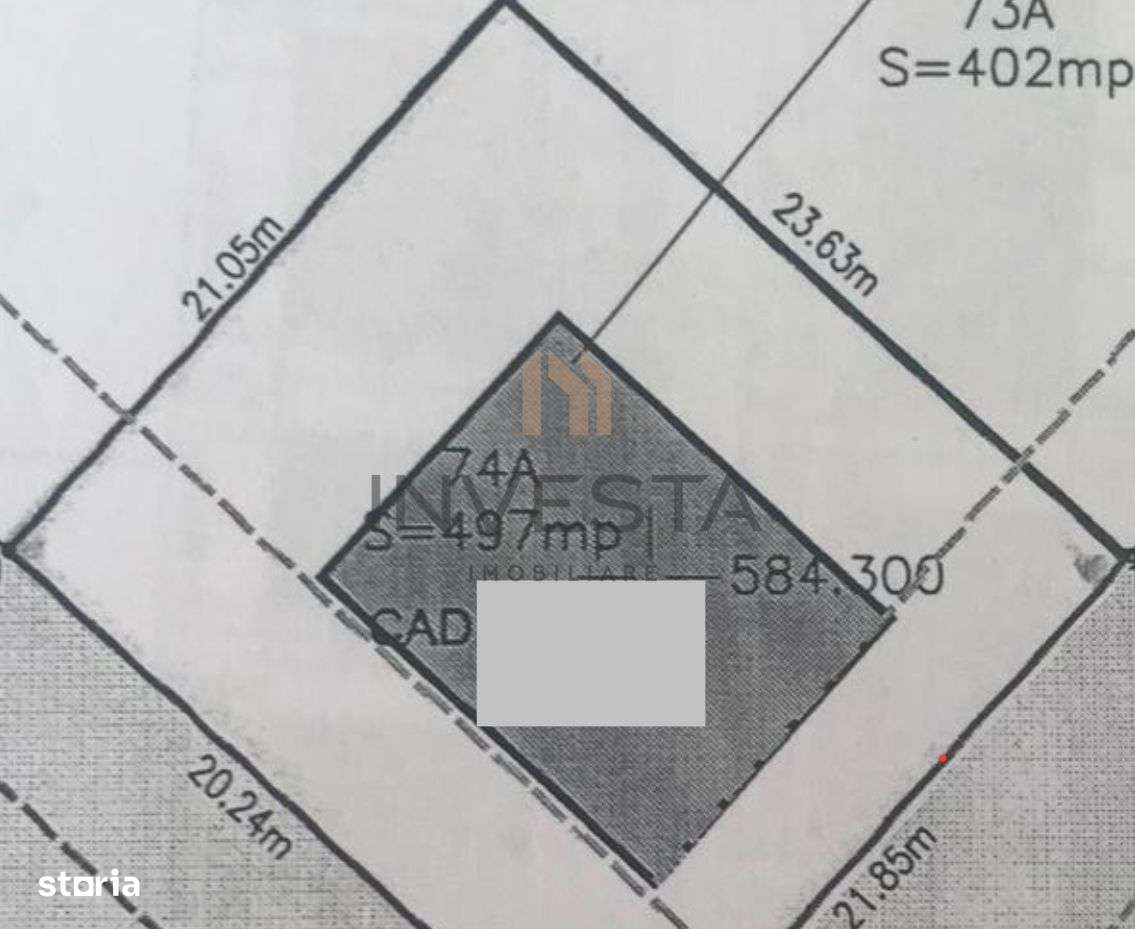 Teren pentru duplex/Cartier Borhanci - Imagine principală: 2/4