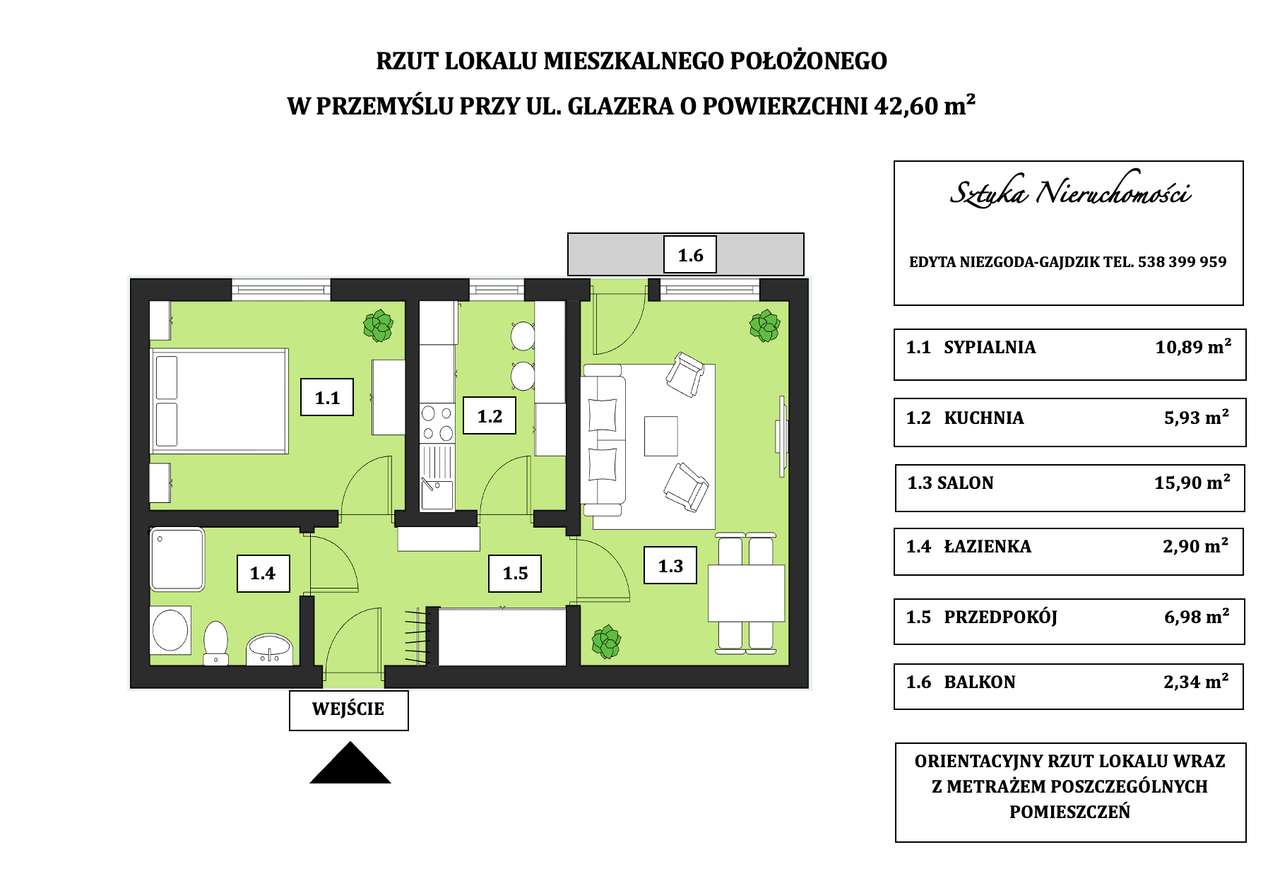 Super mieszkanie 2 pokojowe ul. GLAZERA Przemyśl - ZASANIE-10