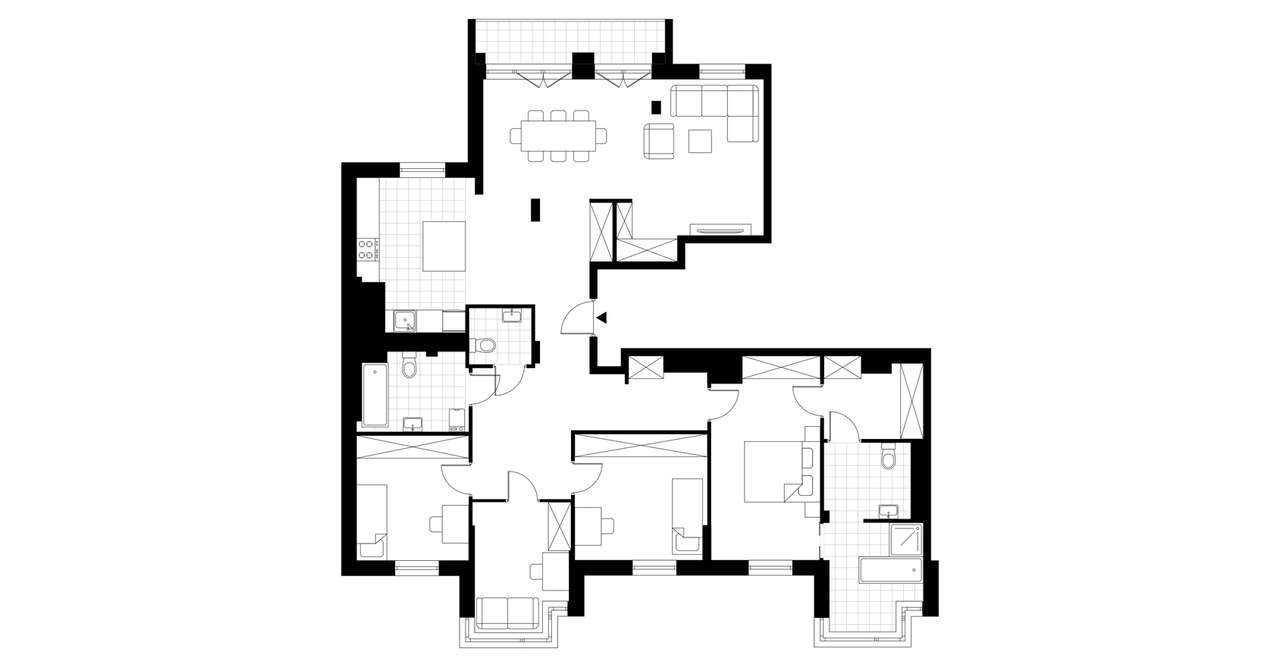 Perfumiarnia 2 | mieszkanie 128,28  m² | B.06.37 - Pełny obrazek: 4/7