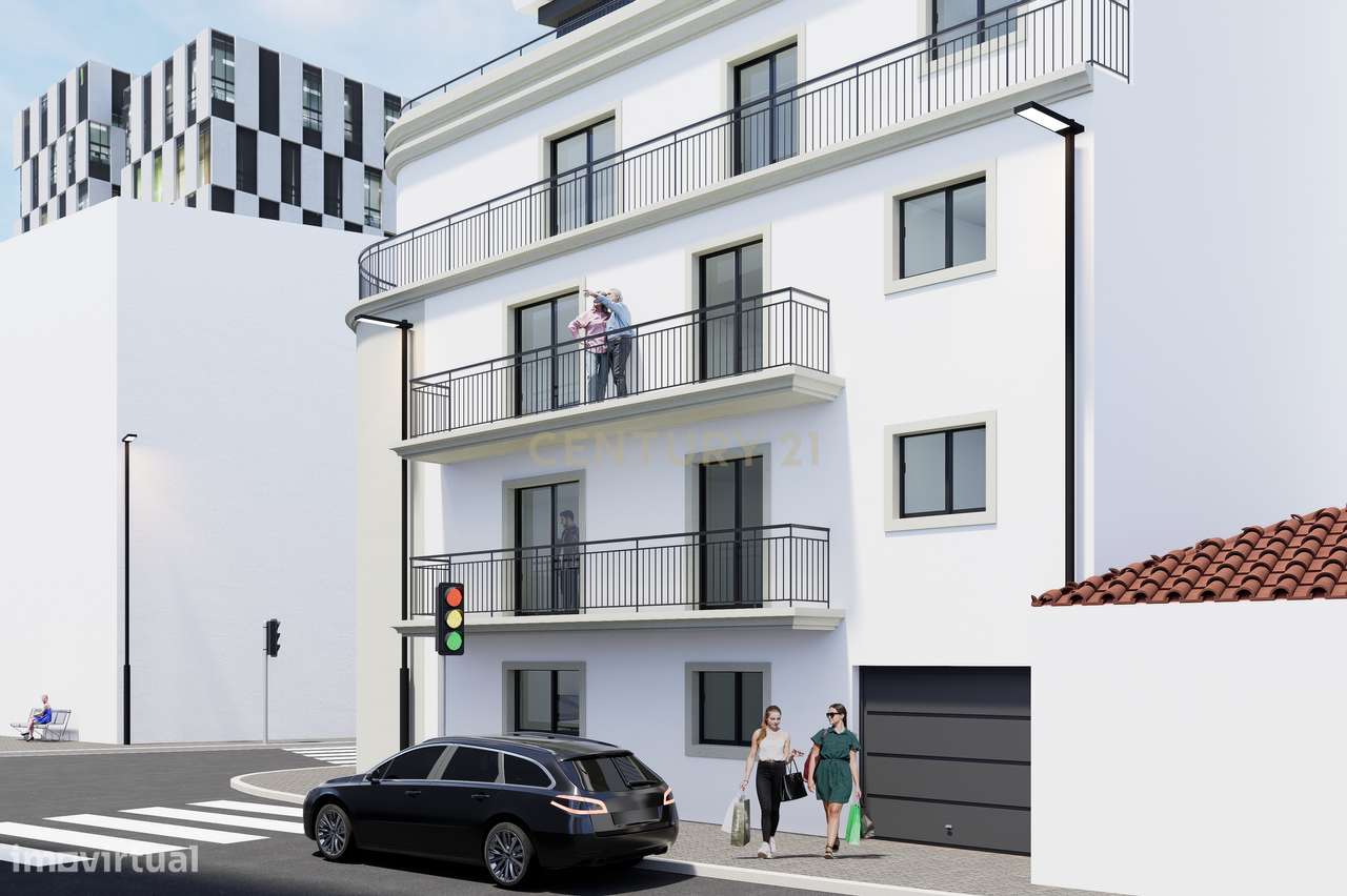 Terreno Urbano com Projeto Aprovado em Vialonga para 23 apartamentos-5