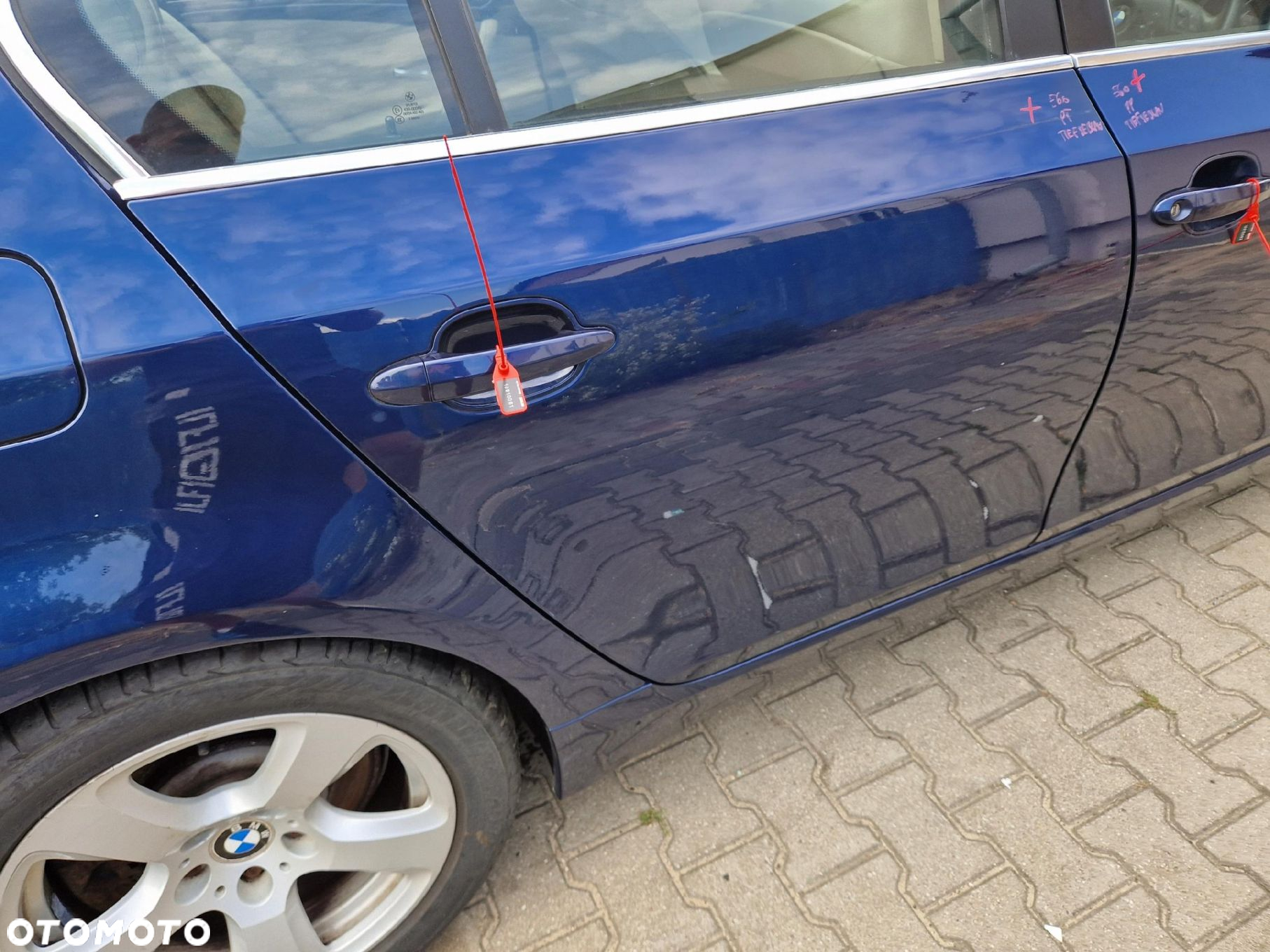 DRZWI PRAWE TYLNE BMW E60 TIEFSEEBLAU - 2