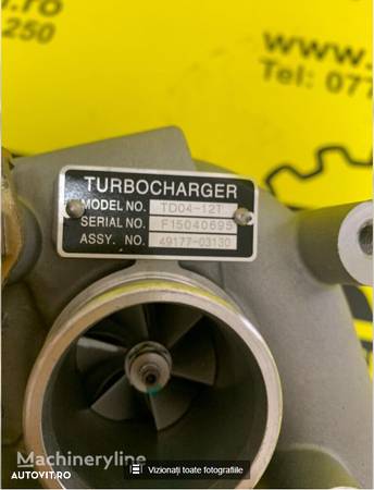 Turbocompresor motor MITSUBISHI (TD04-12T) pentru excavator MITSUBISHI PAJERO L200 - 2