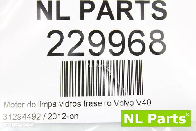 Motor do limpa vidros traseiro Volvo V40 31294492 / 2012-on - 6