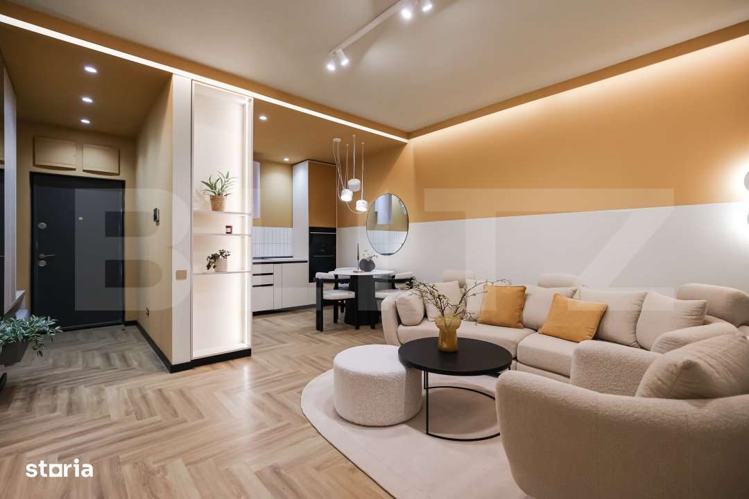 Apartament de lux, de vanzare, cu 2 camere, 56 mp + Parcare Subterana - Imagine principală: 4/17