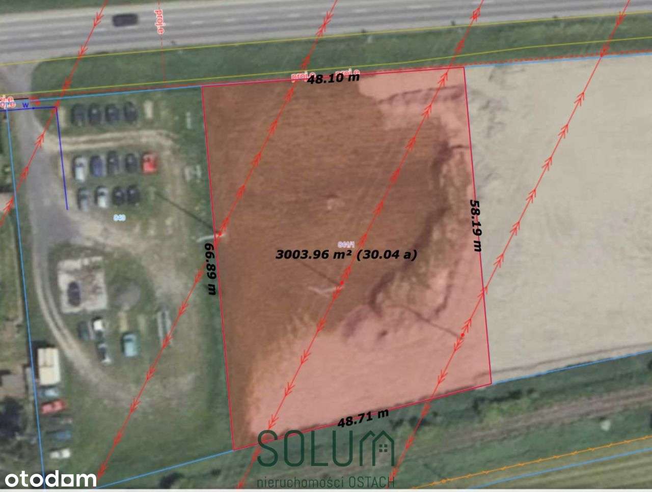 Działka usługowo przemysłowa w Piaskach - Pełny obrazek: 4/4