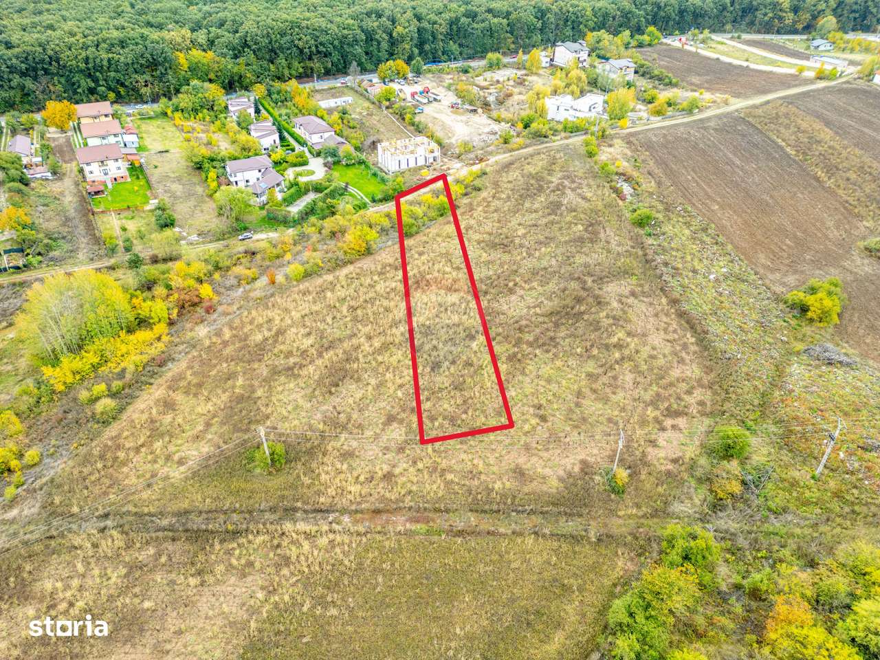 Teren 3000 mp în Snagov – zonă in dezvoltare, aproape de pădure - Imagine principală: 5/13