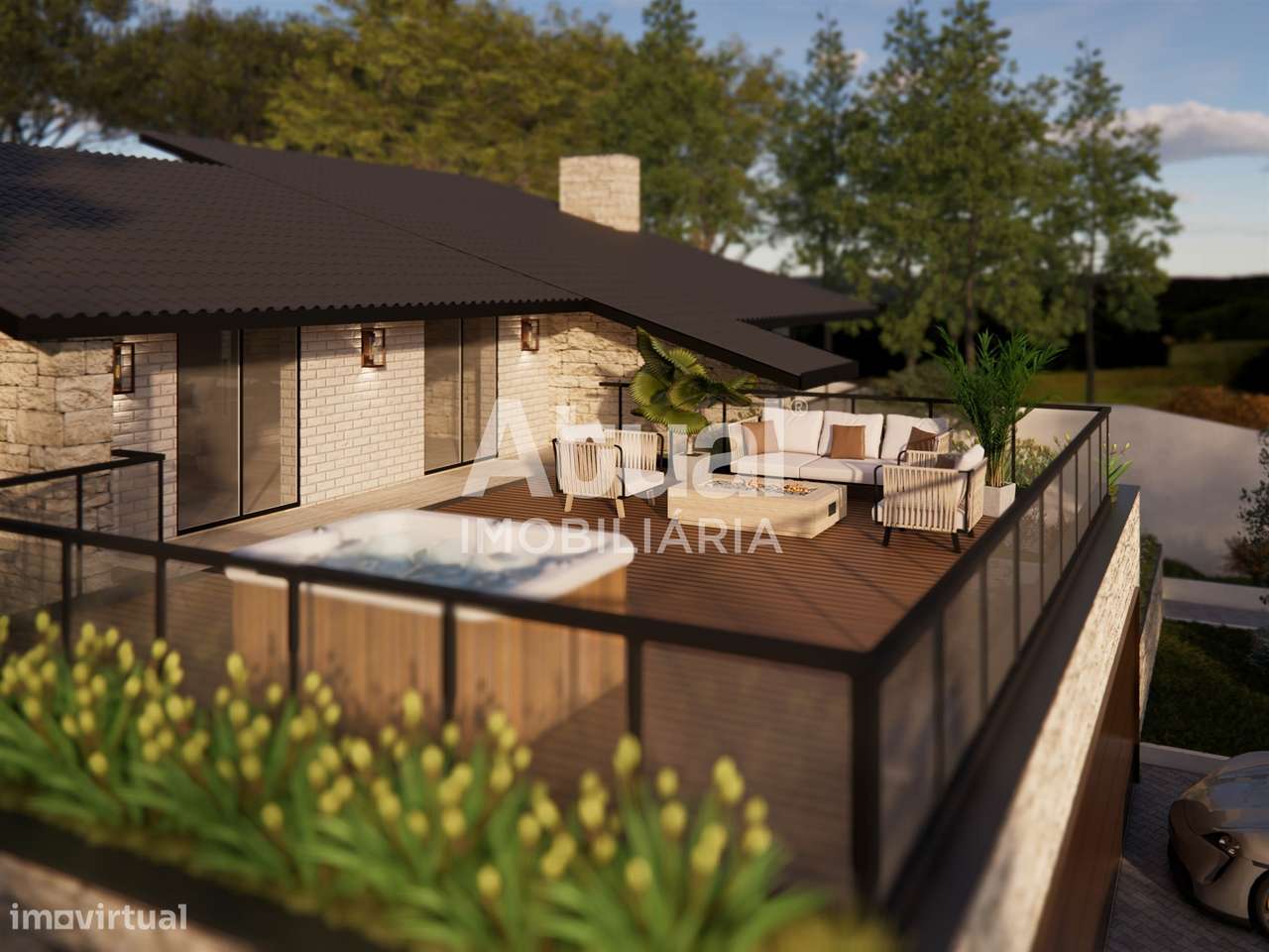 Terreno Para Construção  Venda em Vilarinho,Santo Tirso - Grande imagem: 3/12