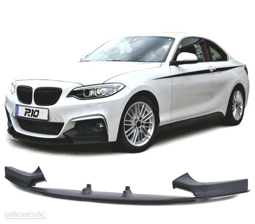 SPOILER LIP PARACHOQUES FRONTAL PARA BMW F22 F23 LOOK M PERFORMANCE - 4