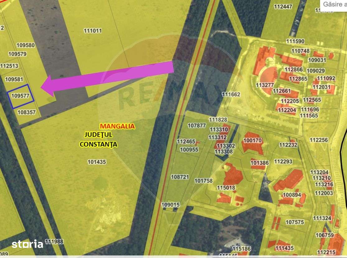 Teren de vanzare 2000mp Strada Trandafirilor Olimp Constanta - Imagine principală: 4/4