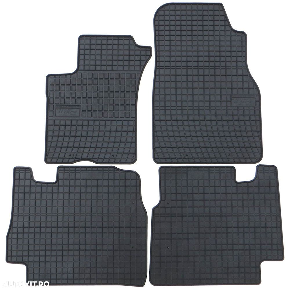 Set covorase auto din cauciuc Mercedes ML I W163 2002-2005, presuri BestAutoVest, negre, 4 buc. - 1